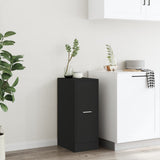 Apothecary Cabinet Black 30x41x77.5 cm Engineered Wood 855152