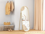 40 x 160cm Full Length Mirror, Floor Standing, Wall-Mounted or Leaning Against Wall Tall Mirror w/ T3398P341322