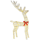 Reindeer Family 3 pcs Warm white 67 x 26 x 127 cm PET 42019051