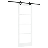 Sliding Door ORKDAL White and Black 83 x 211 cm 3332168