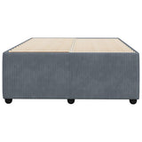 Bed Frame without Mattress Dark Grey 120x190 cm Small Double Velvet 3284995