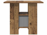 Bedside Table 2 pcs Old Wood 41 x 40 x 45 cm Engineered Wood 8000433