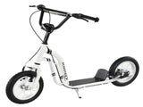 Dual Brakes 12" Metal frame Kick Scooter adjustable black T3398P422456