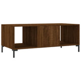 Coffee Table Brown Oak 102x50x40 cm Engineered Wood 829307