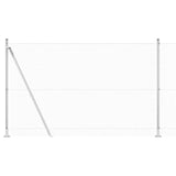 Welded Wire Fence with Concrete Base 25 x 1.4 m 3352326