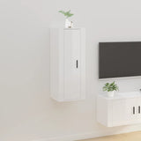 Wall Mounted TV Cabinet High Gloss White 40x34,5x100 cm 816682