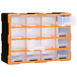 Multi-drawer Organiser with 16 Middle Drawers 52x16x37 cm 149601