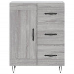 Highboard Grey Sonoma 69.5x34x180 cm Engineered Wood 3198695