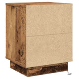 Bedside Cabinet 2 pcs Old Wood 39 x 34.5 x 50 cm 869607