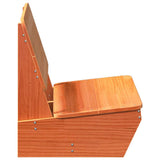 Garden Chair Wax Brown 60x64x70.5 cm Solid Wood Pine 859309