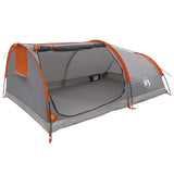 Hiking Tent Water-Resistant 1-Person Grey and Orange 42042232
