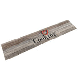 Kitchen Rug Washable Cooking Grey 60x300 cm Velvet 136548