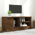 ZNTS TV Cabinet Brown Oak 80x35x36.5 cm Engineered Wood 817121