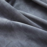 Blackout Curtains with Rings 2 pcs Velvet Anthracite 140x225 cm 134497