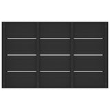 Shower Base Plate Black 101 x 63 x 5.5 cm WPC 42039040