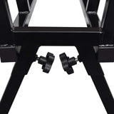 Black Powder-Coated Saw Horse for Woodworking 141334