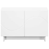 TV Stand 60 x 34.5 x 40 cm White Engineered Wood 8011558