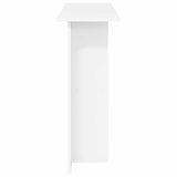 Console Table White 100 x 30 x 75 cm Engineered Wood 8001175