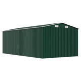 Garden Shed Green Galvanised steel Large Garden Shed 143348