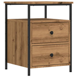 ZNTS Bedside Cabinet Artisan Oak 44x45x60 cm Engineered Wood 857256