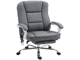 Office Chair with 6-point Massage and Heat, Fabric Computer Desk Chair with Reclining Backrest, High T3398P341237