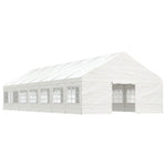 Gazebo with Roof White 15.61x5.88x3.75 m Polyethylene 3155499