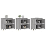 Sideboards 3 pcs Grey Sonoma Engineered Wood 3190195
