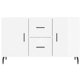 Sideboard High Gloss White 100x36x60 cm Engineered Wood 828190