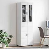 Highboard FLORIN White 60 x 35 x 182 cm Engineered Wood 3397914