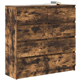 Sideboard Smoked Oak 100x35x99 cm Engineered Wood 3328493