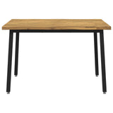120 x 70 x 75 cm Solid Acacia Wood White and Black Rectangular 937493