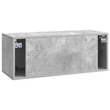 Wall-Mounted TV Cabinet Concrete Grey 78.5 x 31 x 30 cm 898378