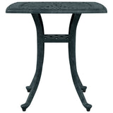 Garden Table Green 53x53x53 cm Cast Aluminium 4002818