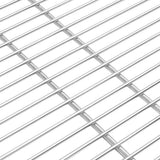 BBQ Grill Grate Silver 60 x 60 cm Stainless Steel 42008309
