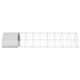 Chicken Coop Silver 1000 x 300 x 200 cm Galvanised Steel 3434699