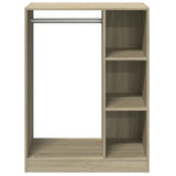 Wardrobe Sonoma Oak 77x48x102 cm Engineered Wood 840809