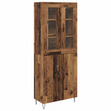 Highboard Old Wood 69.5 x 34 x 180 cm Engineered Wood 3402692