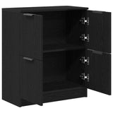 Sideboard Black Oak 60 x 30 x 70 cm Engineered Wood 862739