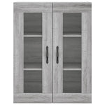 Highboard Grey Sonoma 69.5x34x180 cm Engineered Wood 3198567