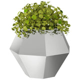 Planter 2 pcs Silver 50 x 50 x 40 cm Galvanised Steel 884063