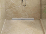 Wall Mounted Shower Drain Silver 70 cm Stainless Steel 304 42015993