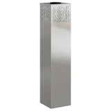 Solar LED Pathway Light 2 pcs Silver Stainless Steel 879734