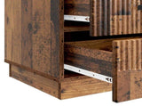 Bedside Cabinet Old Wood 43 x 41 x 63.5 cm Engineered Wood 895253