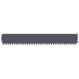 Lawn Edging 30 pcs 103 x 15 cm Steel Anthracite 8008456
