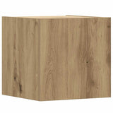 6 Piece TV Cabinet Set Wall-mounted Artisan Oak Engineered Wood 3328992