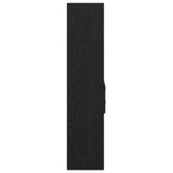 Highboard Black Oak 45 x 42.5 x 185 cm Engineered Wood 3402640