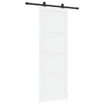 Sliding Door Manual ORKDAL White and black 83 x 232 cm 3333453