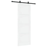 Sliding Door Manual ORKDAL White and black 83 x 232 cm 3333453