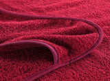 Beach Towels 2 pcs Burgundy 75x200 cm Fabric 400 GSM 362676
