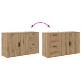 Sideboard Artisan Oak 100 x 33 x 59.5 cm Engineered Wood 881139